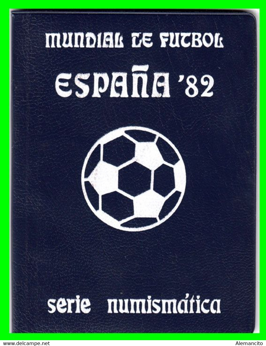 CARTERA 6 VALORES 1980 *80 MUNDIAL ESPAÑA 82 JUAN CARLOS I SERIE DE COLECCION DE MONEDAS DE JUAN CARLOS I - Mint Sets & Proof Sets
