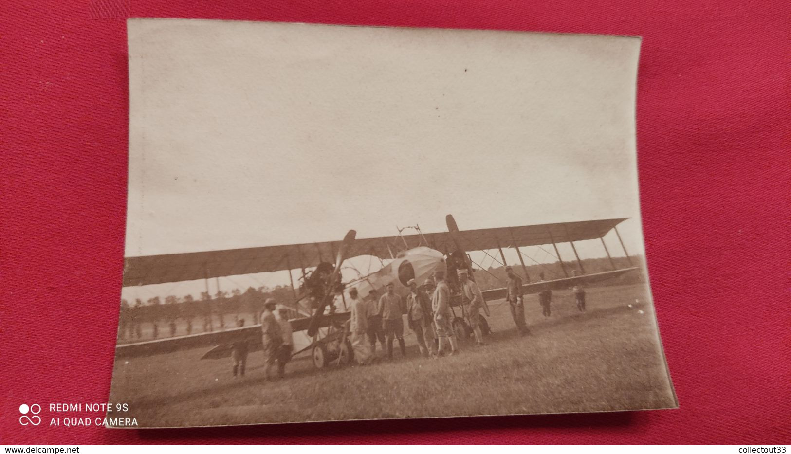 Photo Originale Ancienne Avion Militaire à Identifier - Aviation