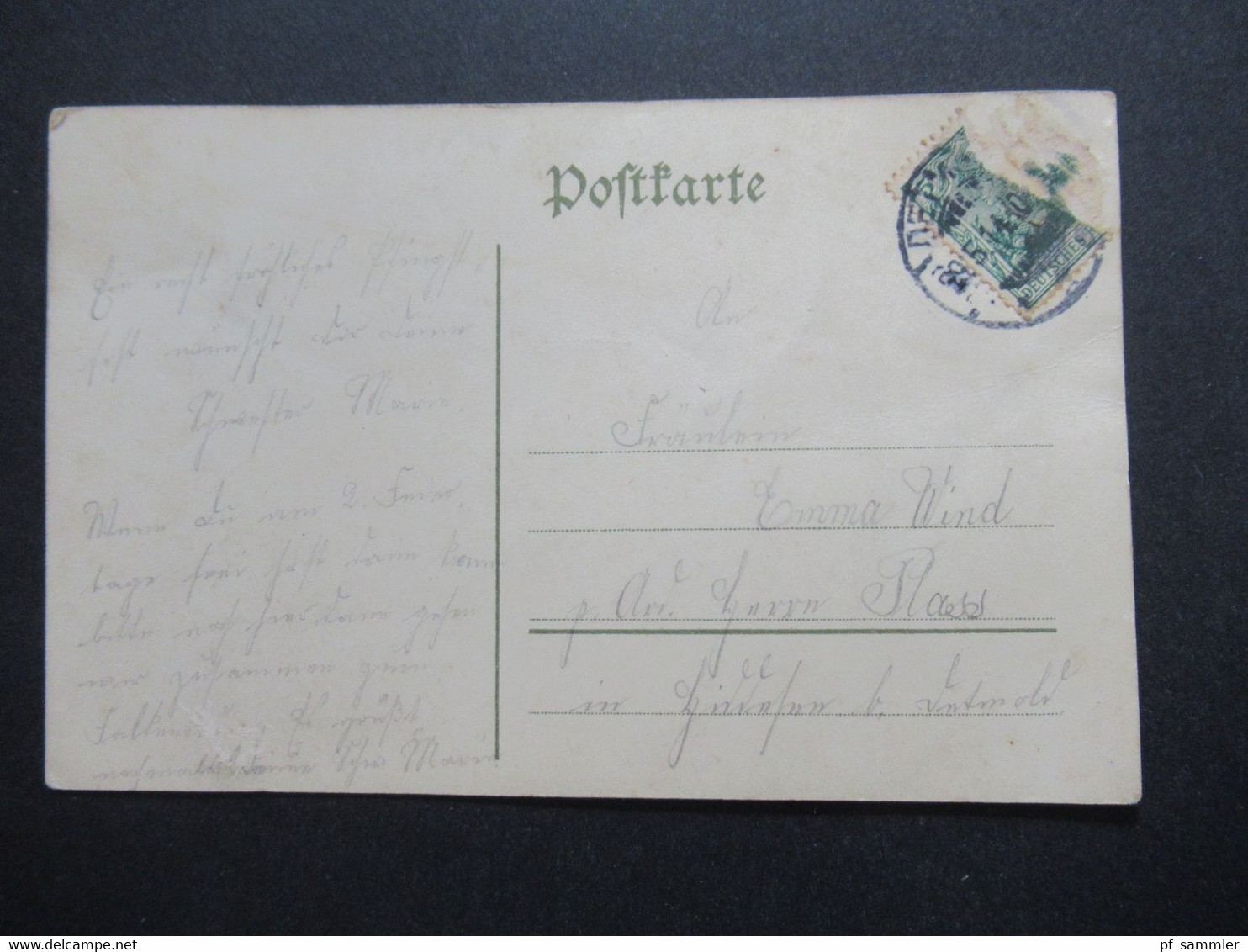 DR 1914 AK Rote Kreuz Sammlung 1914 Zugunsten Der Freiwilligen Krankenpflege Im Kriege Orts Postkarte Detmold - Croix-Rouge