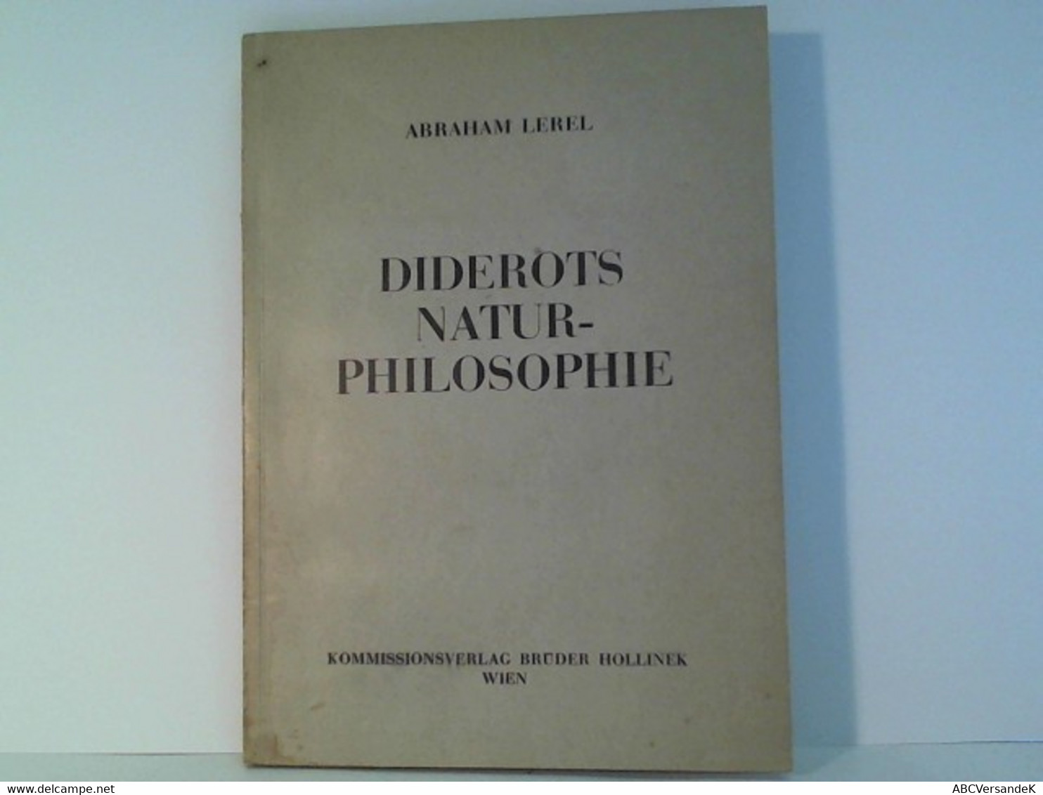 Diderots Naturphilosophie - Philosophy