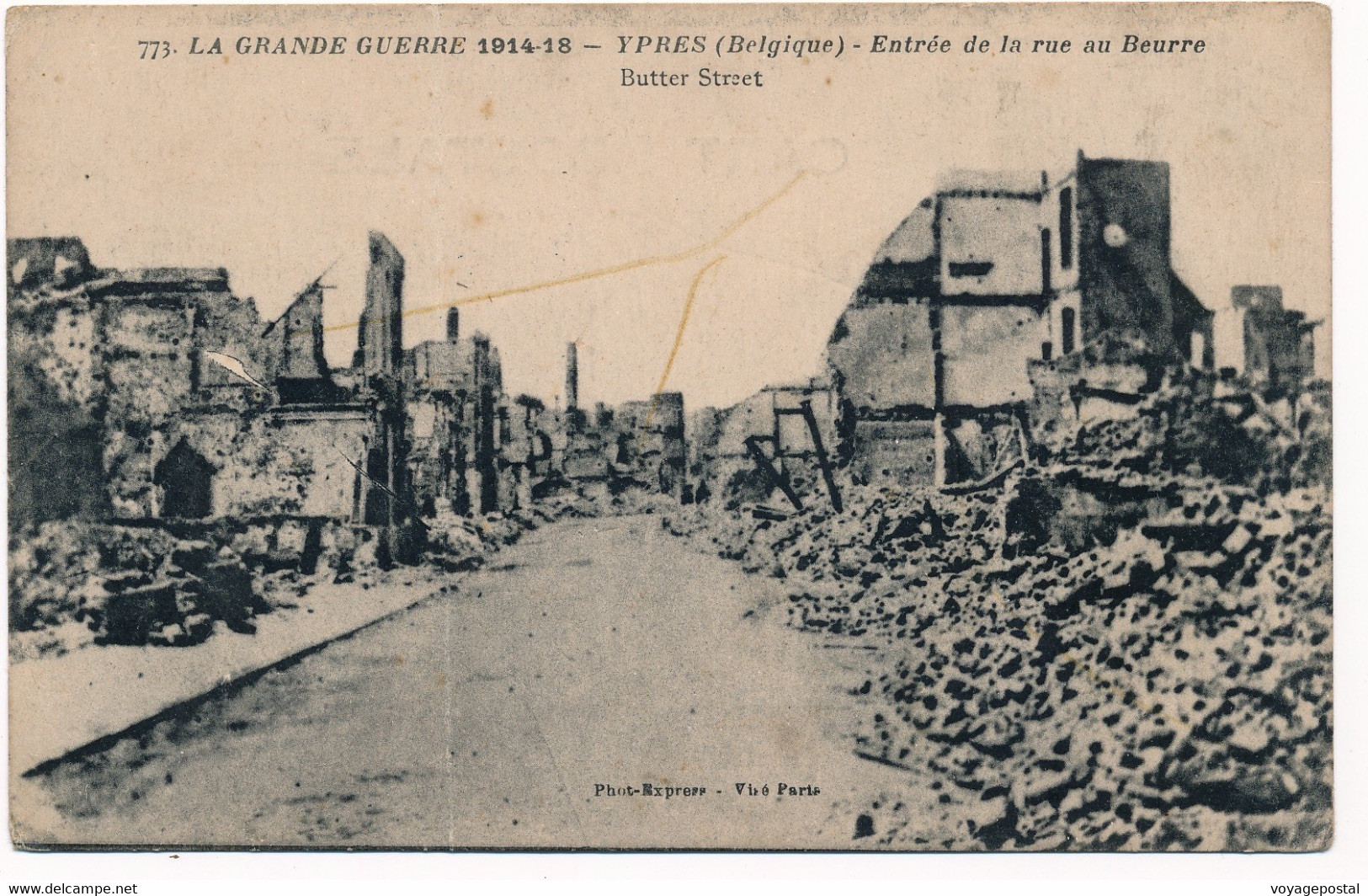 CARTE YPRES SM PMB MILITAIRE 1ERE COMPAGNIE ARMÉE BELGE WWI BELGIQUE - Armée Belge