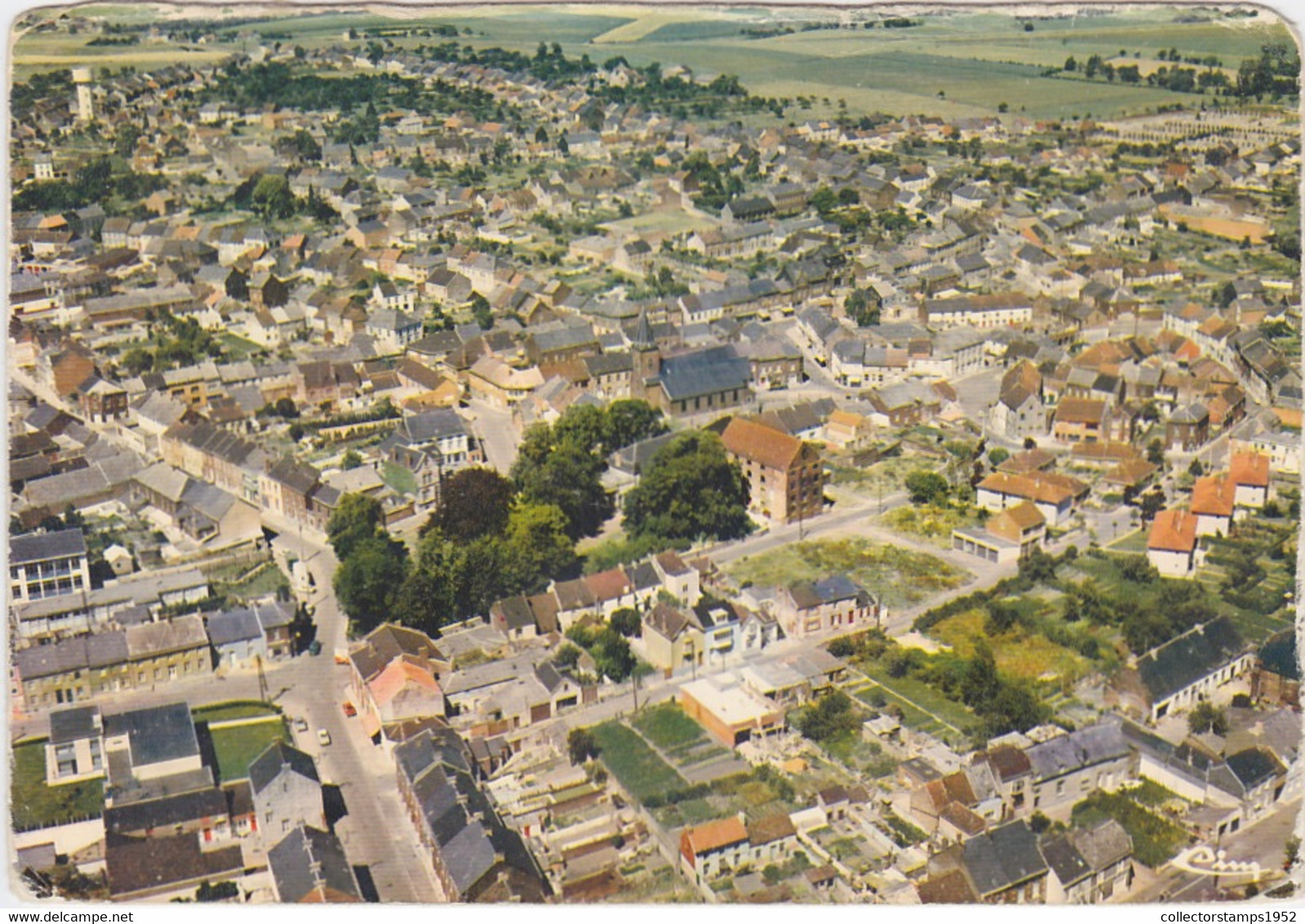 W0713- CHAPELLE LEZ HERLAIMONT TOWN PANORAMA - Chapelle-lez-Herlaimont