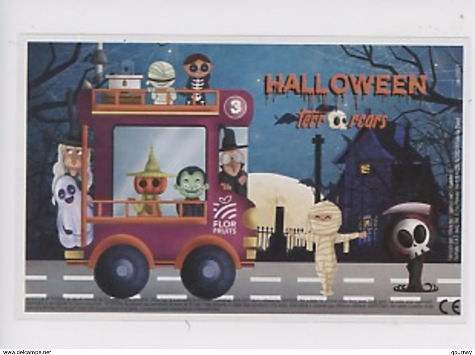 Halloween - Terrorcars (publicité Pour FlorFruits FLOR Fruits - Citrouille) Carte Vierge - Halloween