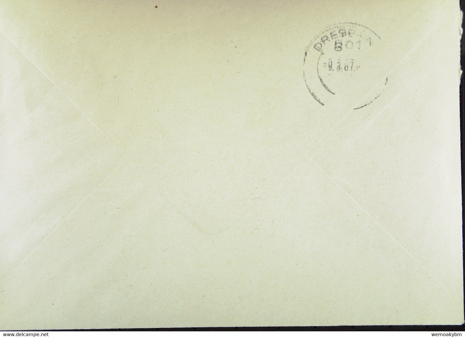 ZKD-Fern-Brief Mit ZKD-Kastenstempel "GHG Textilwaren Potsdam Niederlassung 171 Luckenwalde" Vom 8.3.67 Nach Dresden - Service Central De Courrier