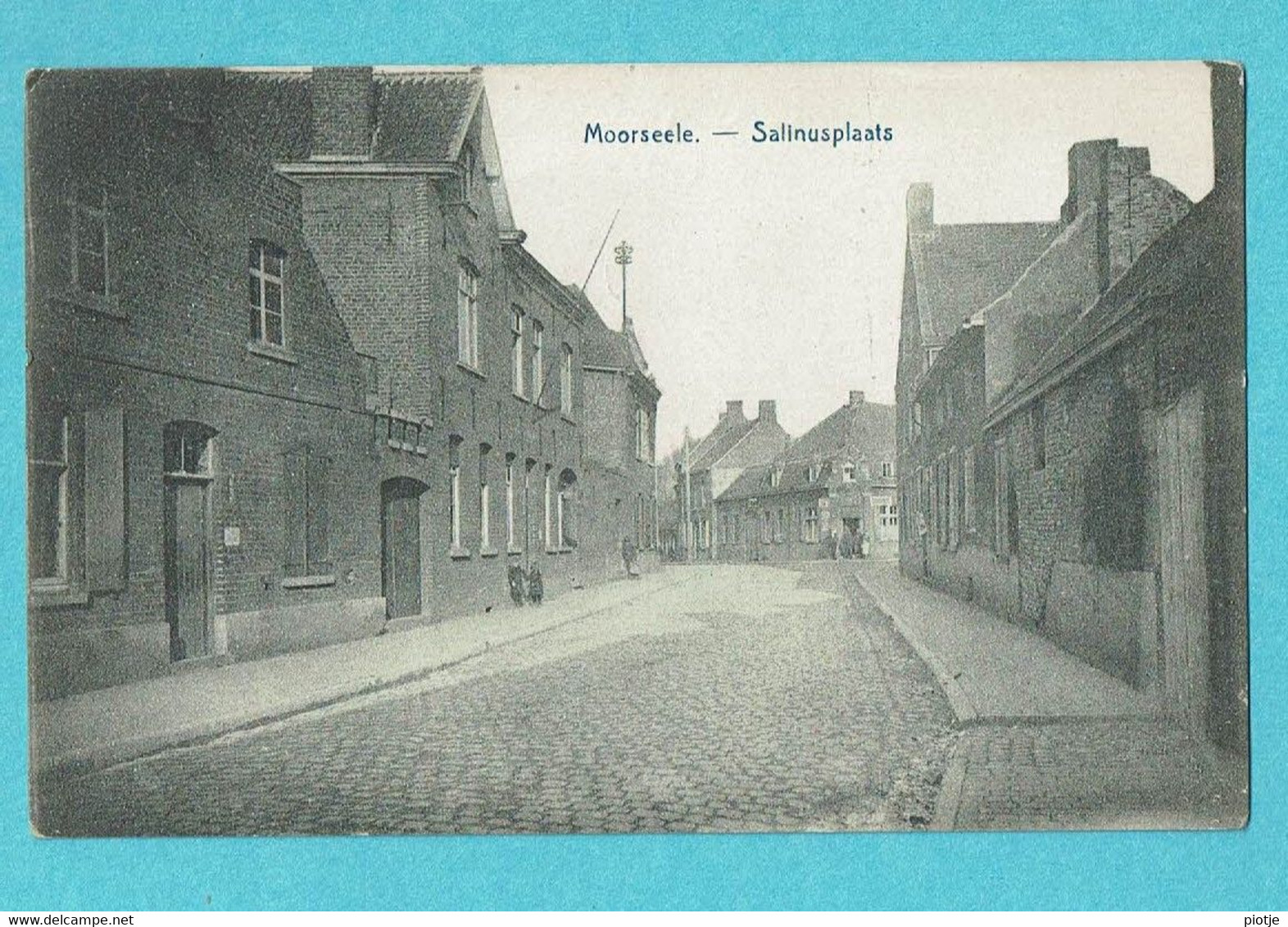 * Moorsele - Moorseele (Wevelgem) * (Uitg O. Delrue Lanoye) Salinusplaats, Zeldzaam, Unique, TOP, Rare, Straatzicht - Wevelgem