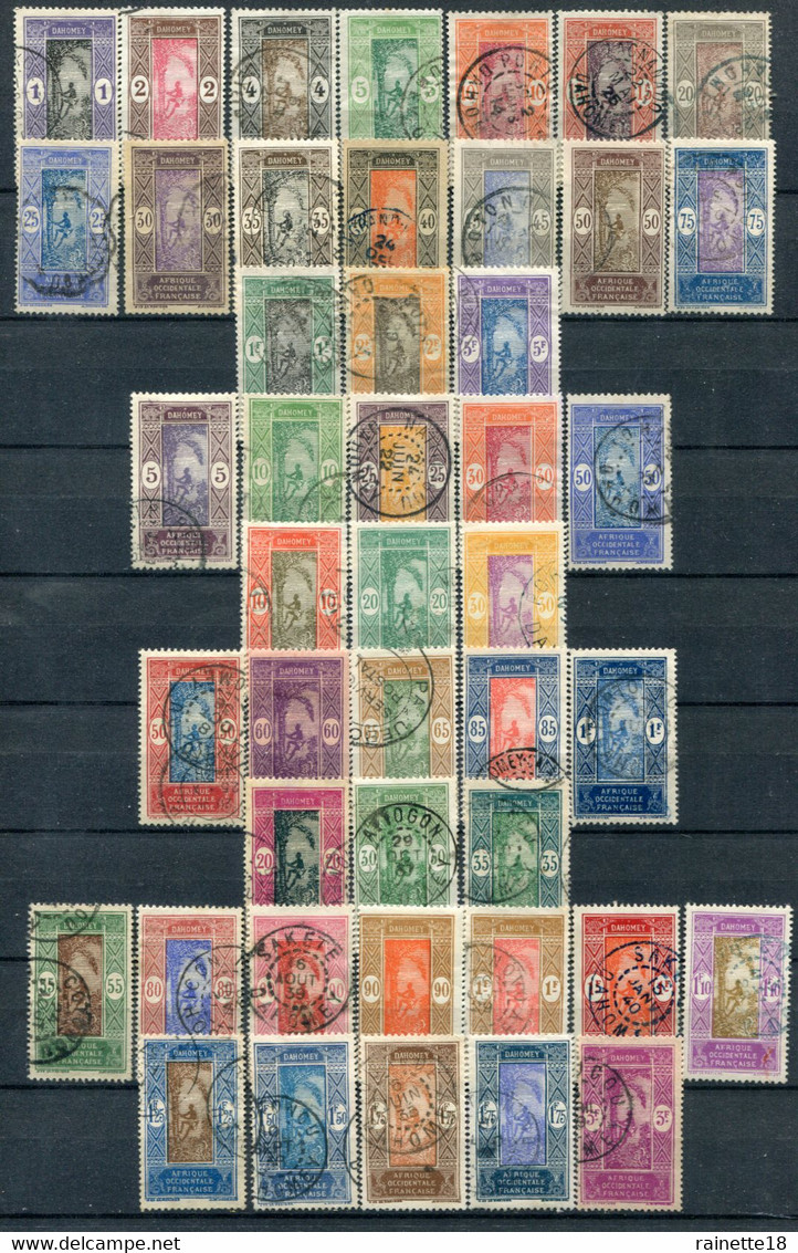 Dahomey      Lot Oblitérés Voir Détail - Used Stamps