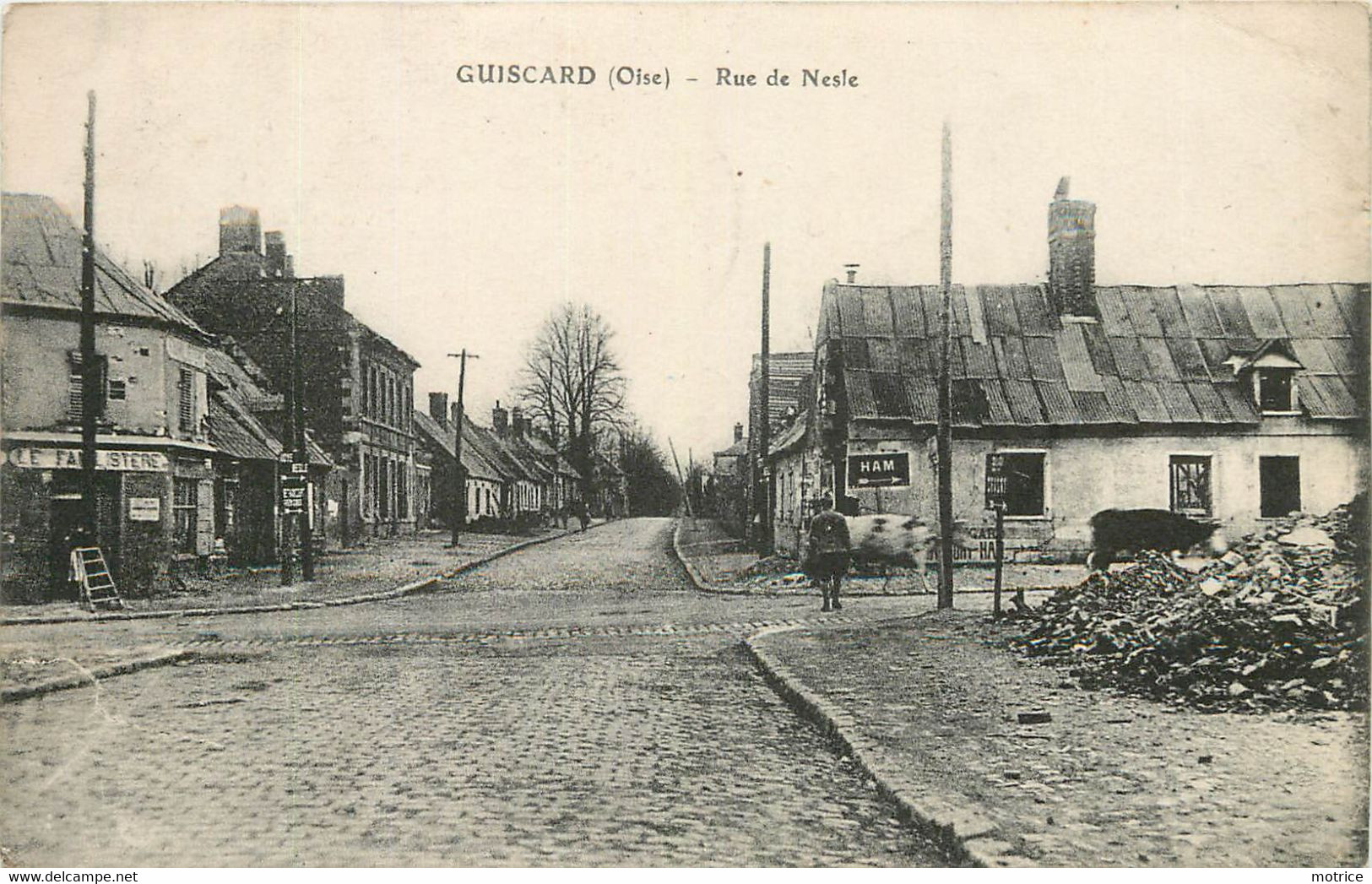 GUISCARD - Rue De Nesle. - Guiscard