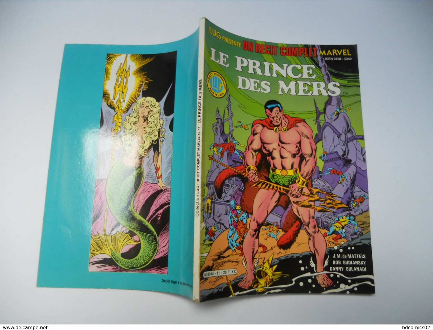 RECIT COMPLET DE MARVEL N °11 LE PRINCE DES MERS - - Lug & Semic