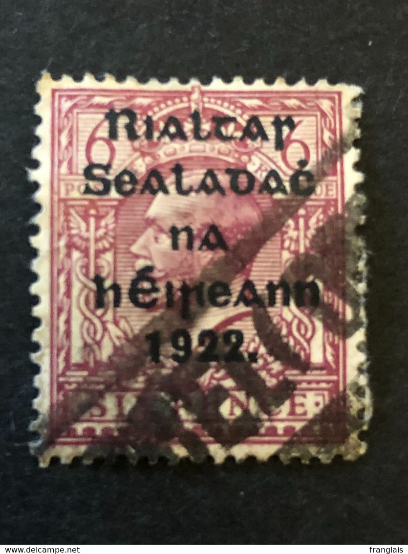 IRELAND SG 14  6d Purple FU - Gebraucht