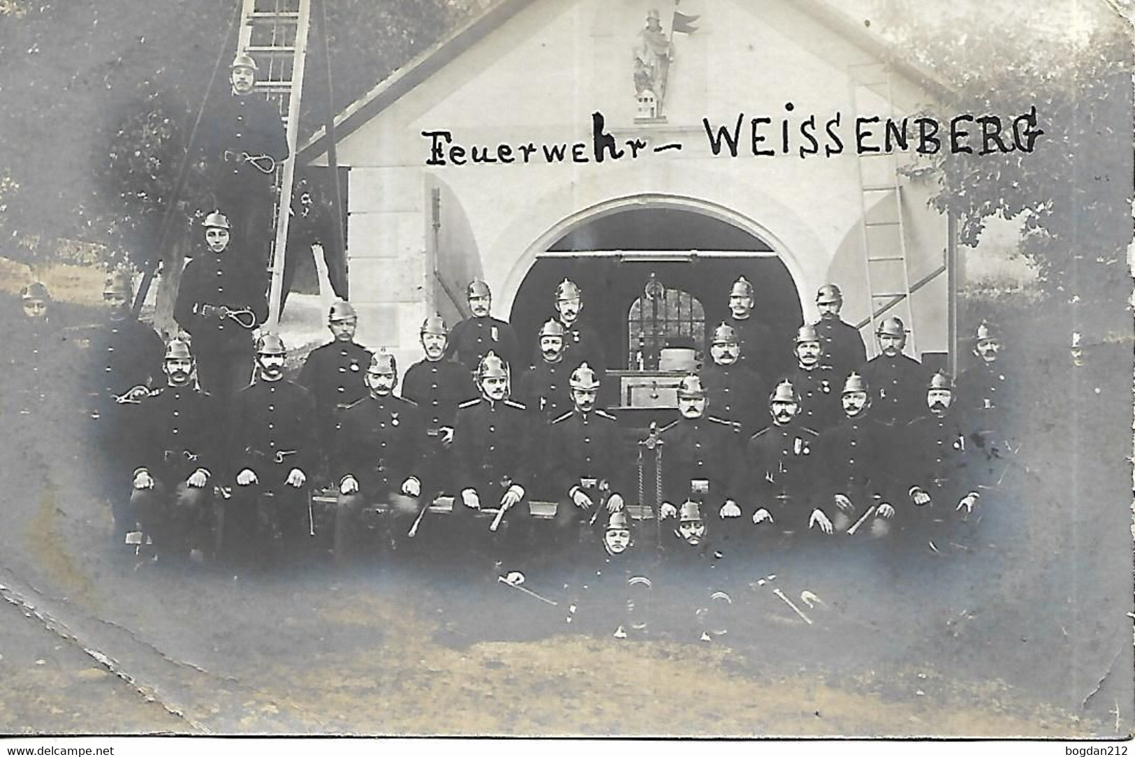 1908/10 - Neuhofen An Der Krems   FEUERWEHR ,  Gute Zustand, 2 Scan - Linz Urfahr