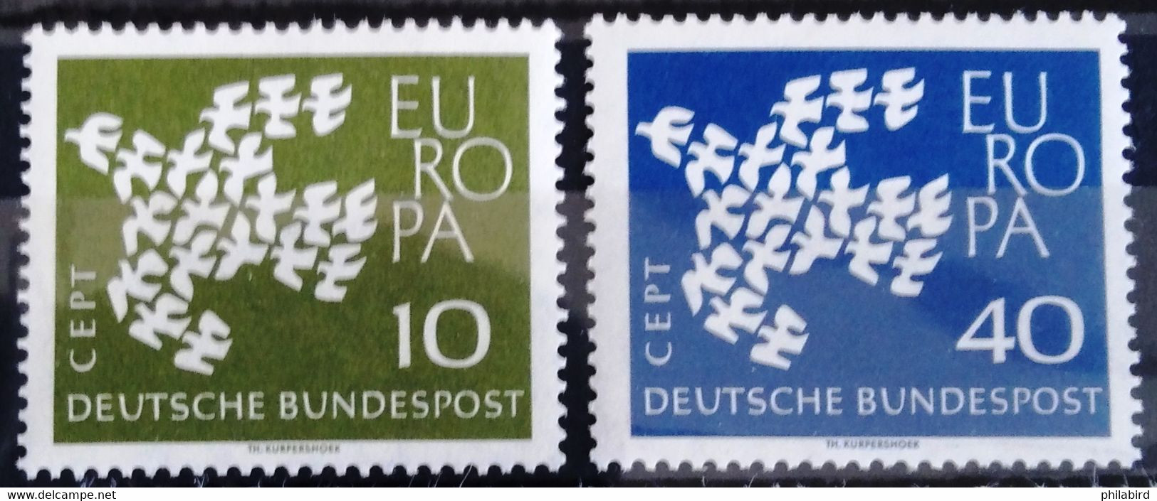 EUROPA 1961 - ALLEMAGNE                   N° 239/240                        NEUF* - 1961