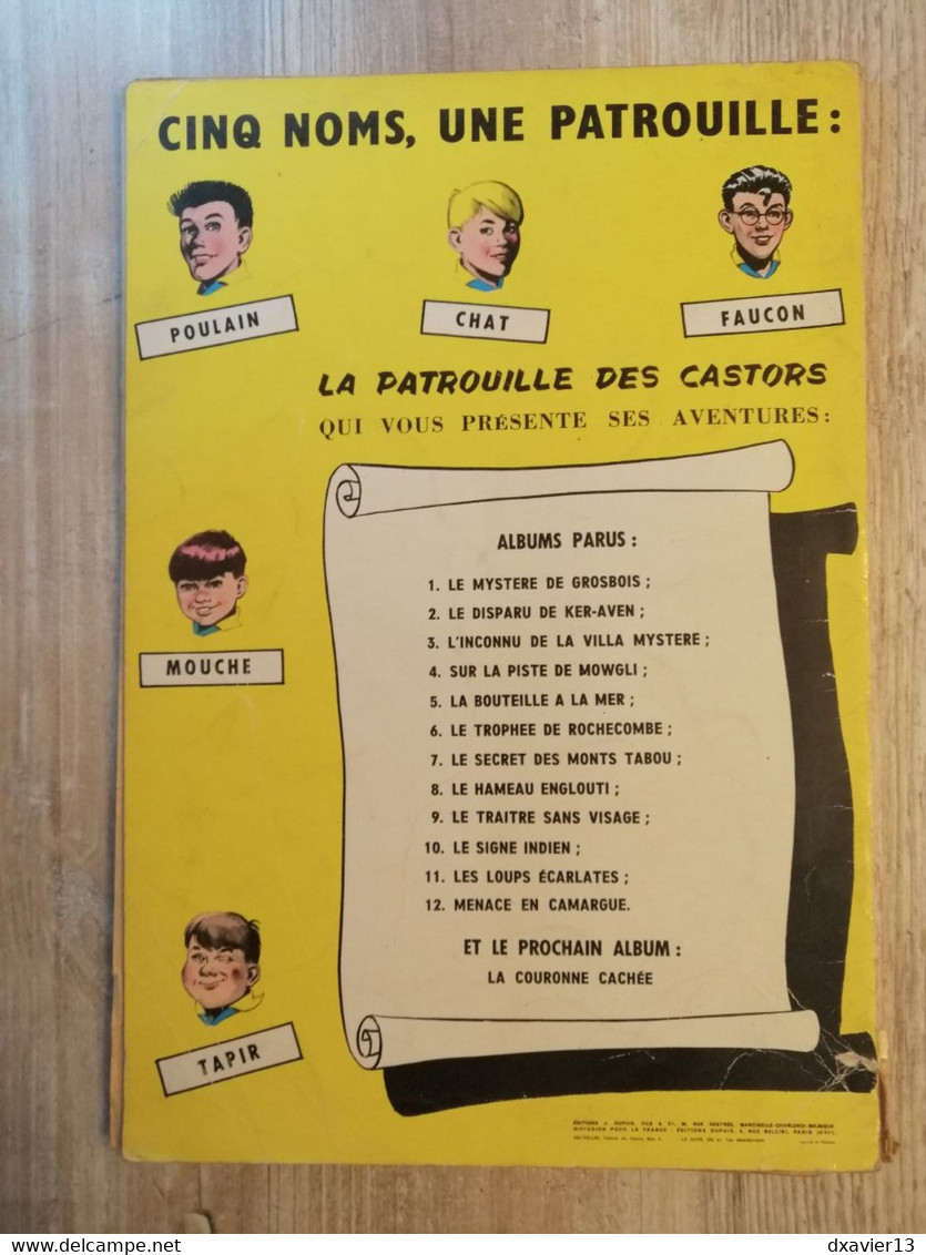 Bande Dessinée - La Patrouille Des Castors 12 - Menace En Camargue (1965) - Patrouille Des Castors, La