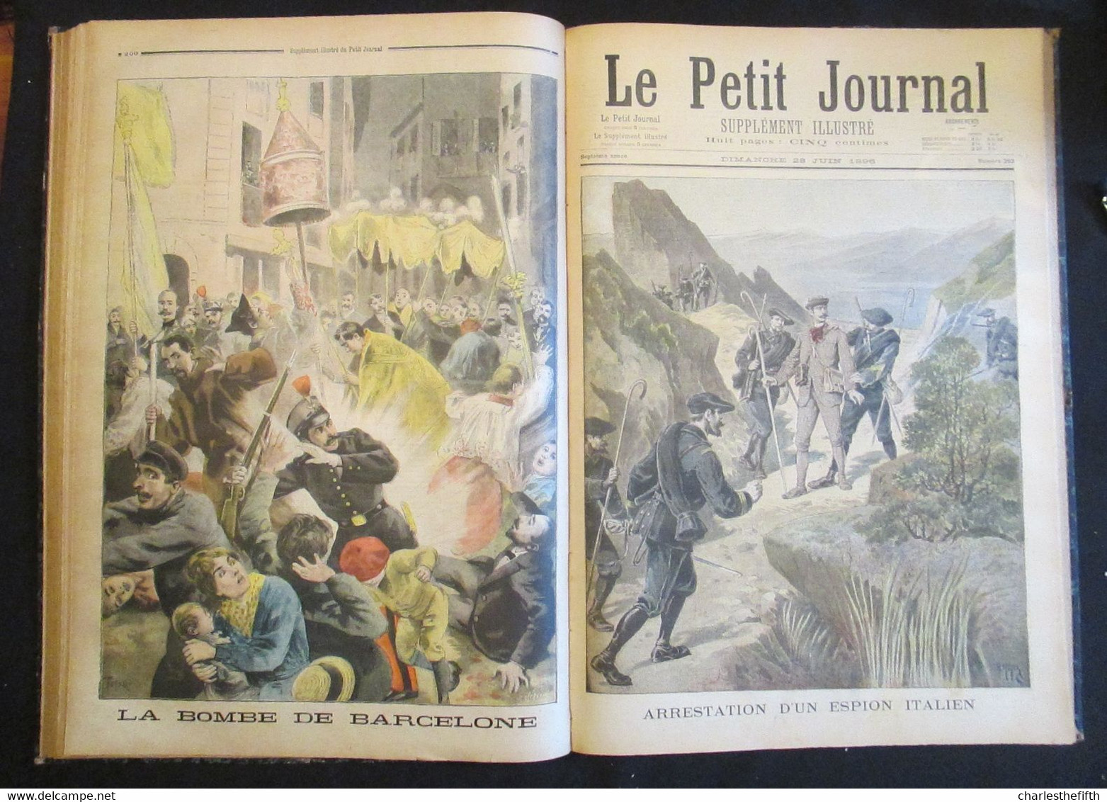 SUPERBE RELIURE ** Le petit journal illustré 1896 ** COMPLET - Li Hung-Chang CHINE - Russie - shah de Perse - Tsar -