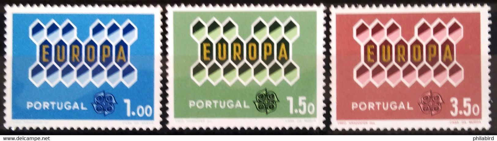 EUROPA 1962 - PORTUGAL                  N° 908/910                        NEUF* - 1962