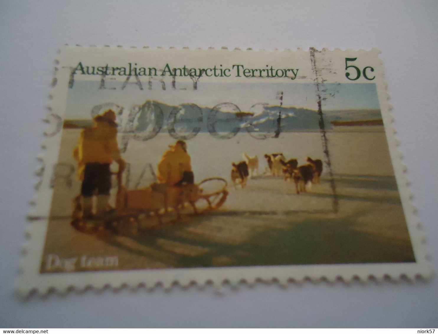 AUSTRALIA ANTARTIC  TAAF USED STAMPS POLAR DOGS - Autres & Non Classés