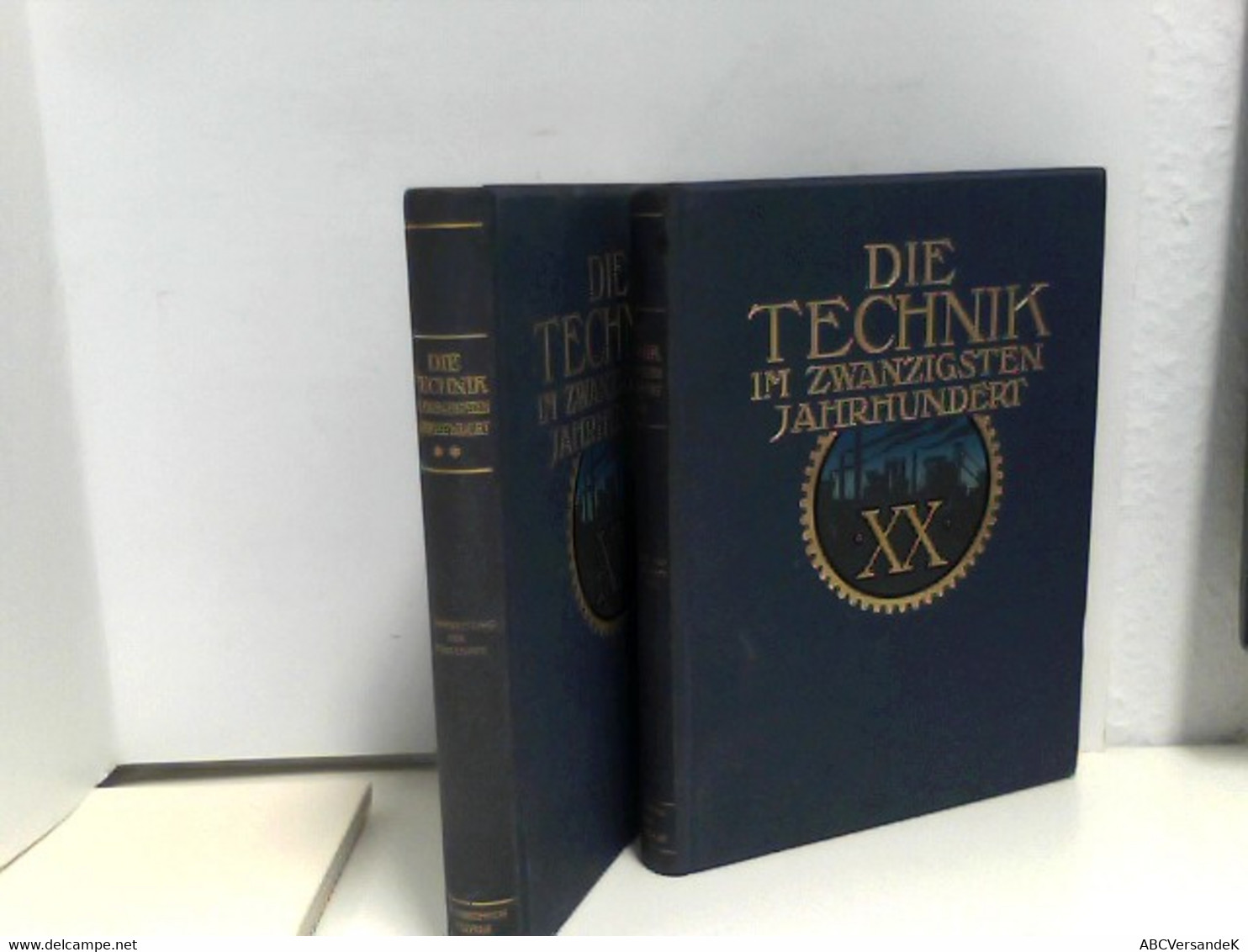 Konvolut Von 2 Bänden (von 5)  Die Technik Im Zwanzigsten Jahrhundert: Bnd 2 Und 3 - Technical