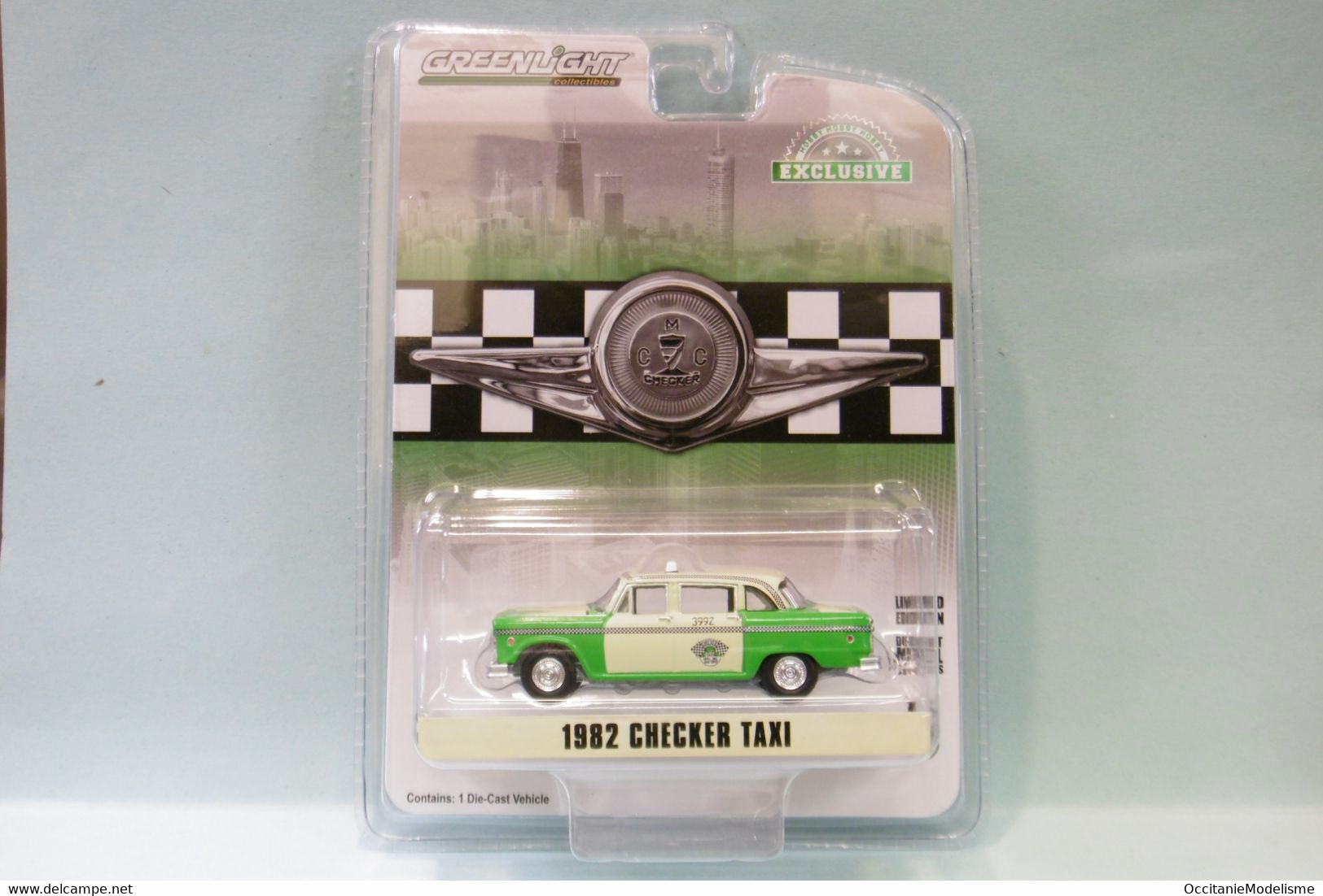 Greenlight - CHECKER MARATHON TAXICAB Taxi 1982 Réf. 30208 Neuf 1/64 - Autres & Non Classés