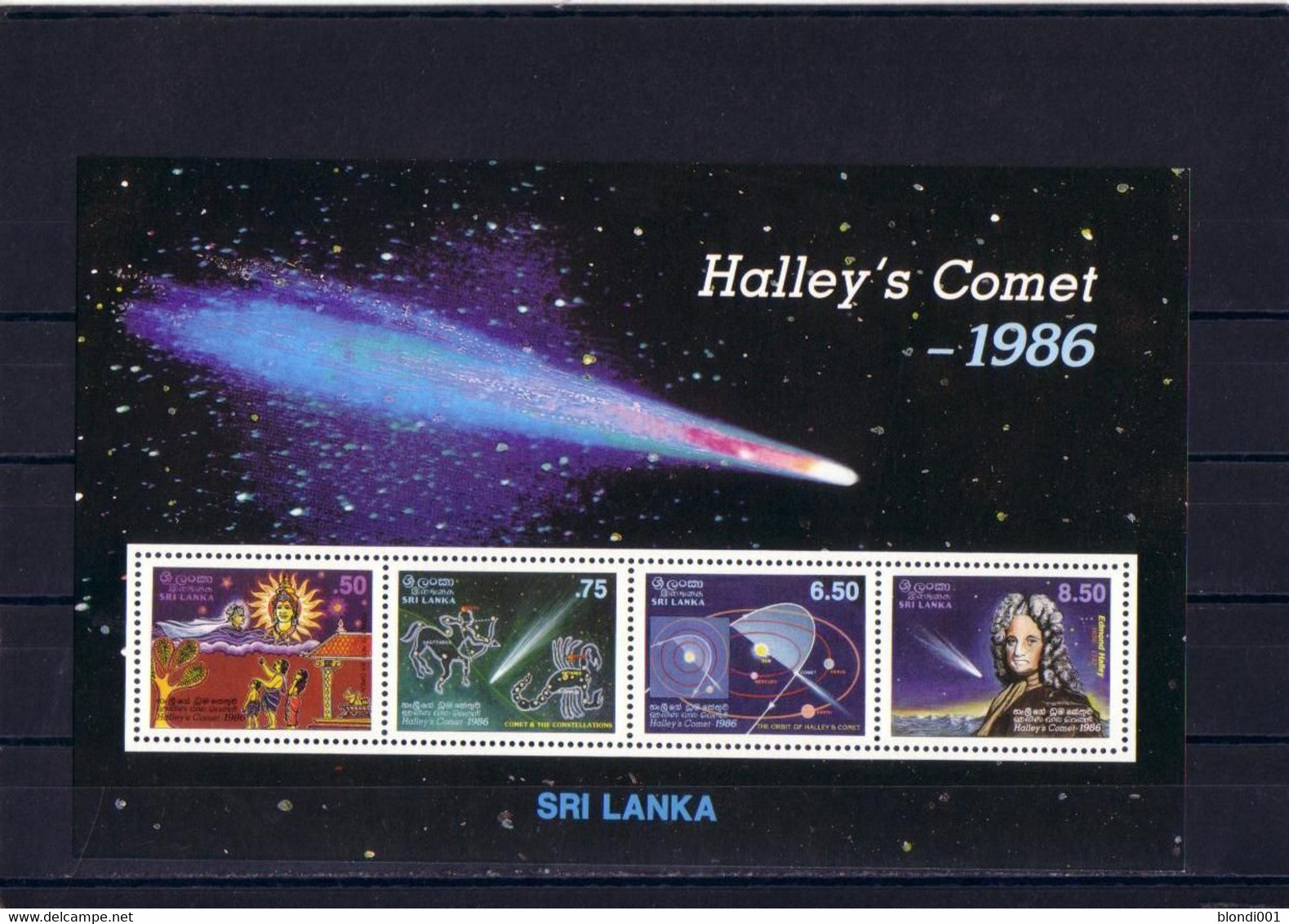 SPACE - Halley's Comet - SRI LANKA - S/S MNH - Collezioni