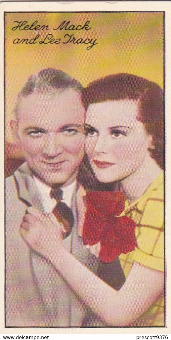 90 Lee Tracy - Famous Film Stars 1935 - Original Carreras Cigarette Card - - Phillips / BDV