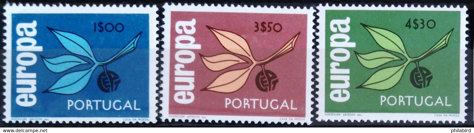 EUROPA 1965 - PORTUGAL                   N° 971/973                    NEUF* - 1965