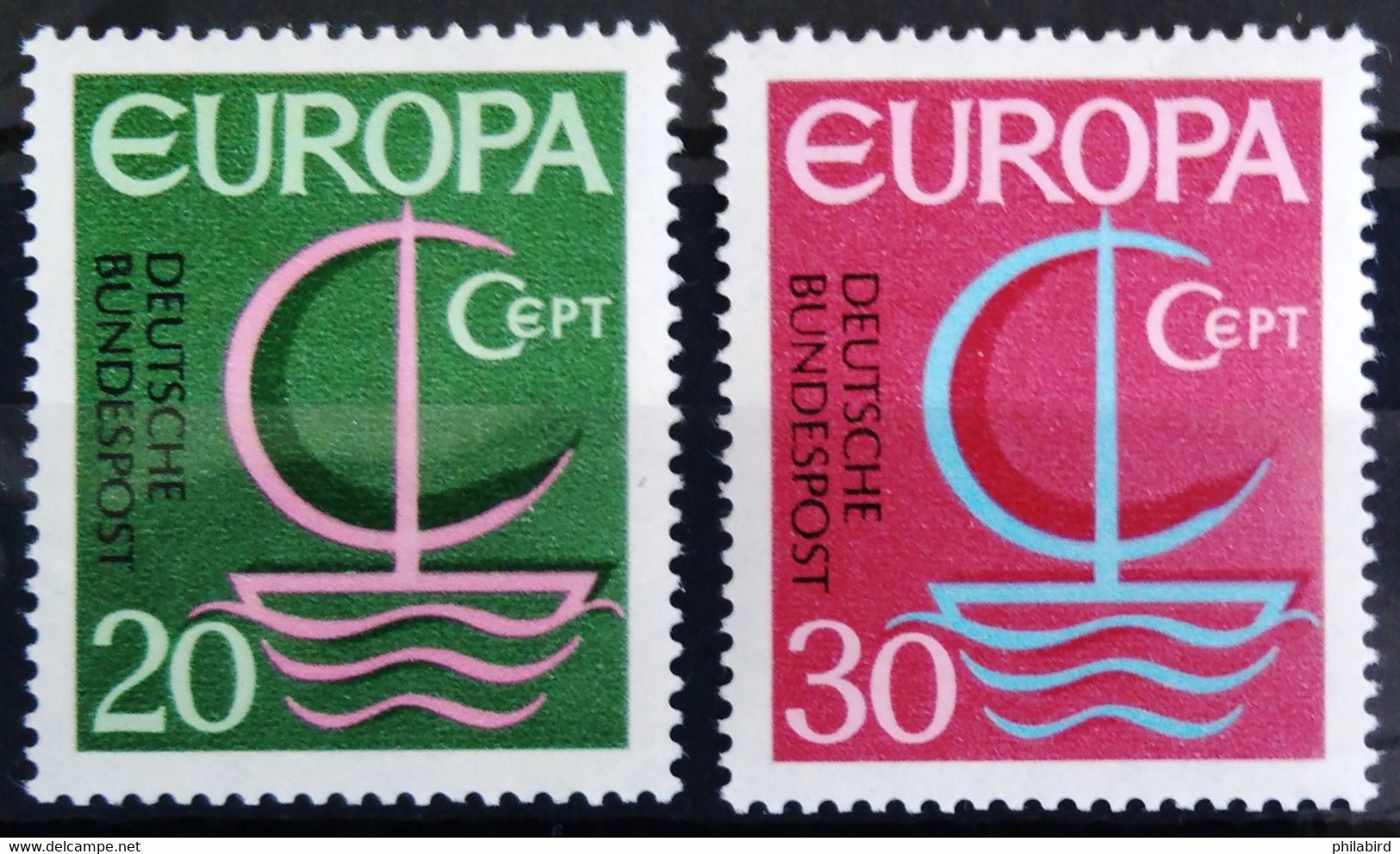 EUROPA 1966 - ALLEMAGNE                  N° 376/377                    NEUF* - 1966