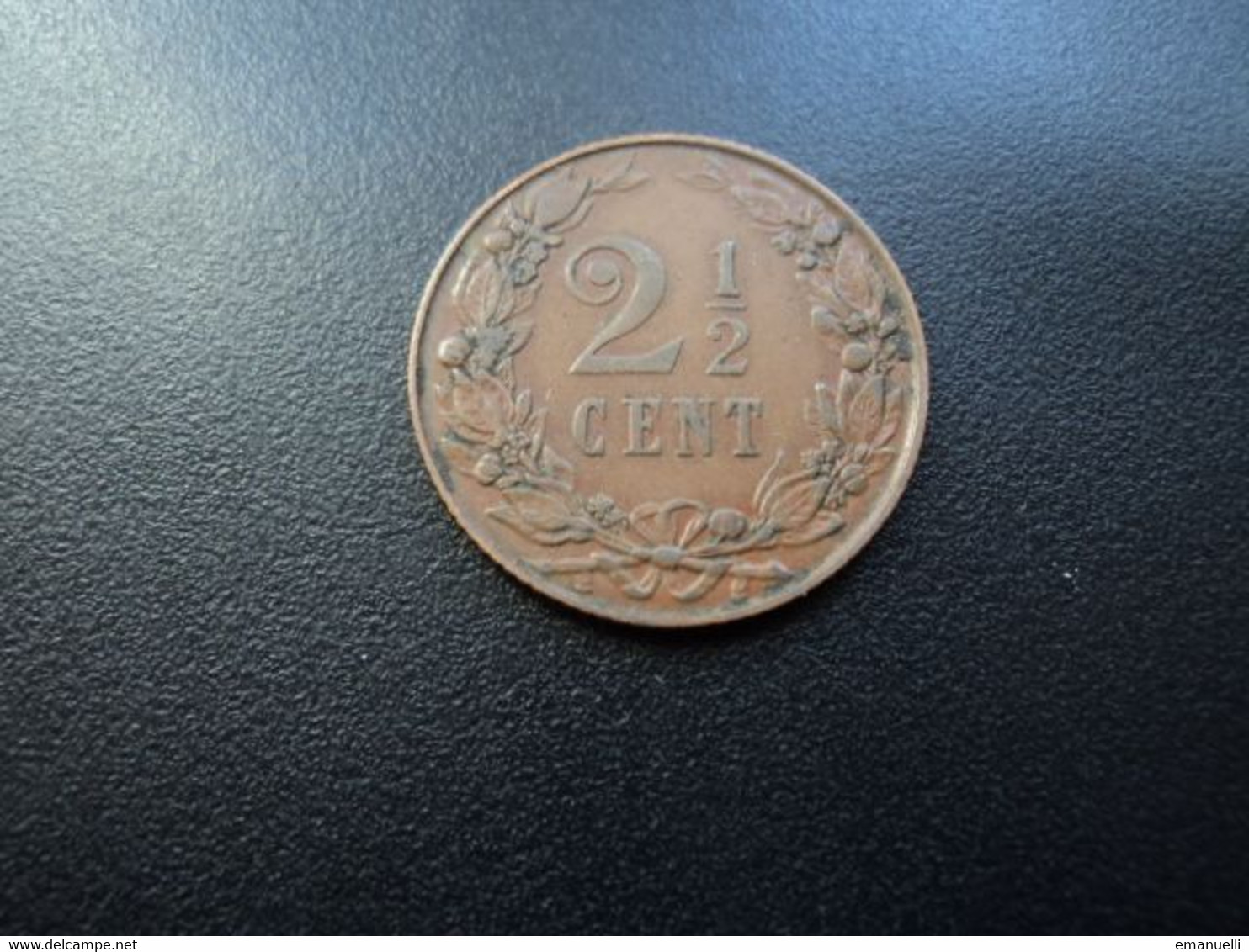 PAYS BAS : 2.5 CENTS   1904    KM 134      TTB - 2.5 Cent