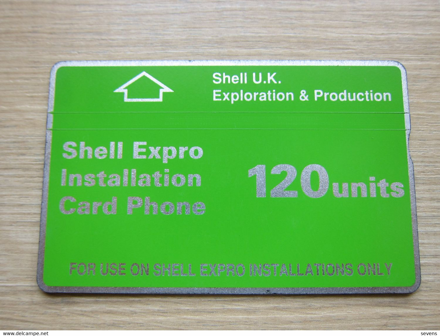 L&Gyr Phonecard, 204B,Shell Expro Installation Card Phone,120unites - [ 2] Erdölplattformen