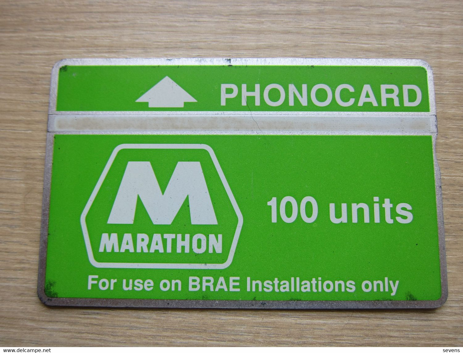 L&Gyr Phonecard,505D,BRAE Installations Marathon,100unites,with Some Oxide - [ 2] Oil Drilling Rig