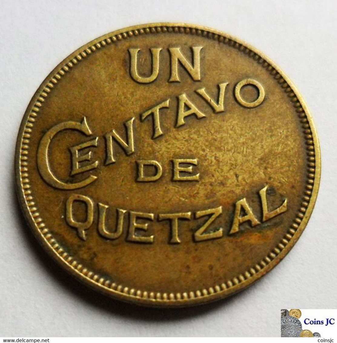 GUATEMALA - 1938 - 1 Centavo - Guatemala