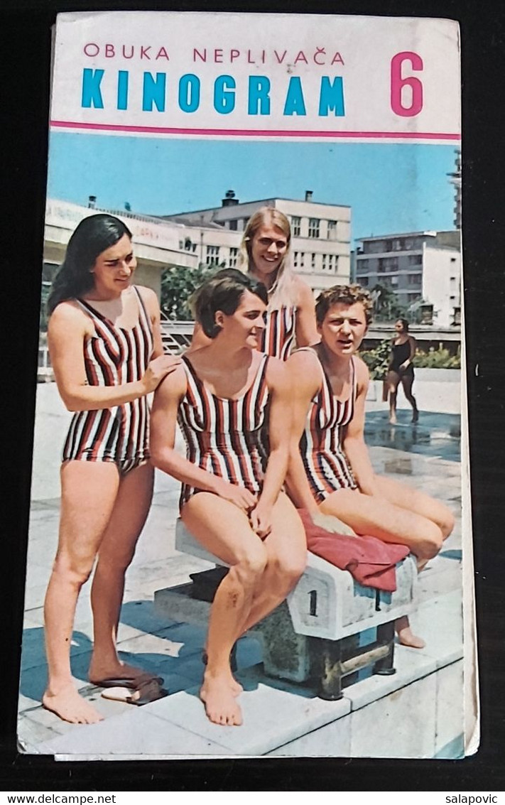 KINOGRAM OBUKA NEPLIVAČA - SLIDE SHOW BOOK, NON-SWIMMER TRAINING, YUGOSLAVIA 1969 - Natation