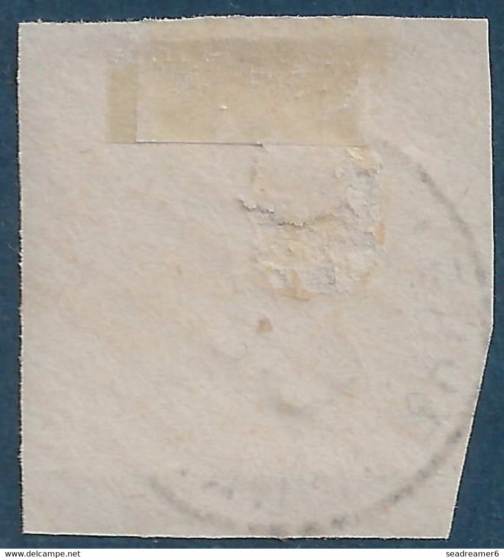 Colonies Guadeloupe Fragment N°42 15c Gris Oblitéré Dateur 1905 SAINTES/Guadeloupe "Saintes / Terre De Haut" RRR TTB - Gebraucht