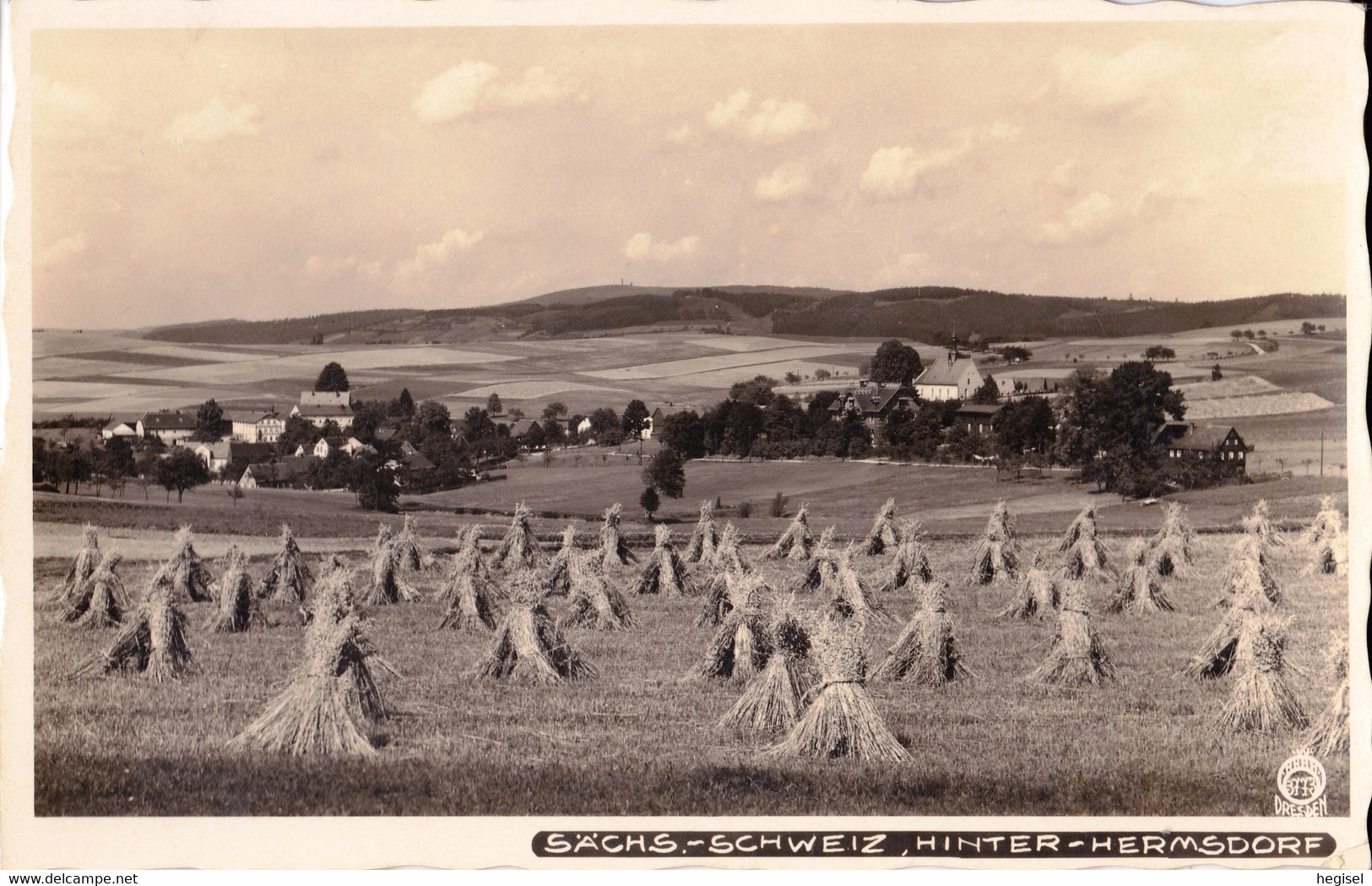 1943, Deutschland, Hinterhermsdorf, Feldpost Aus Bad Schandau, Sächsische Schweiz - Hinterhermsdorf