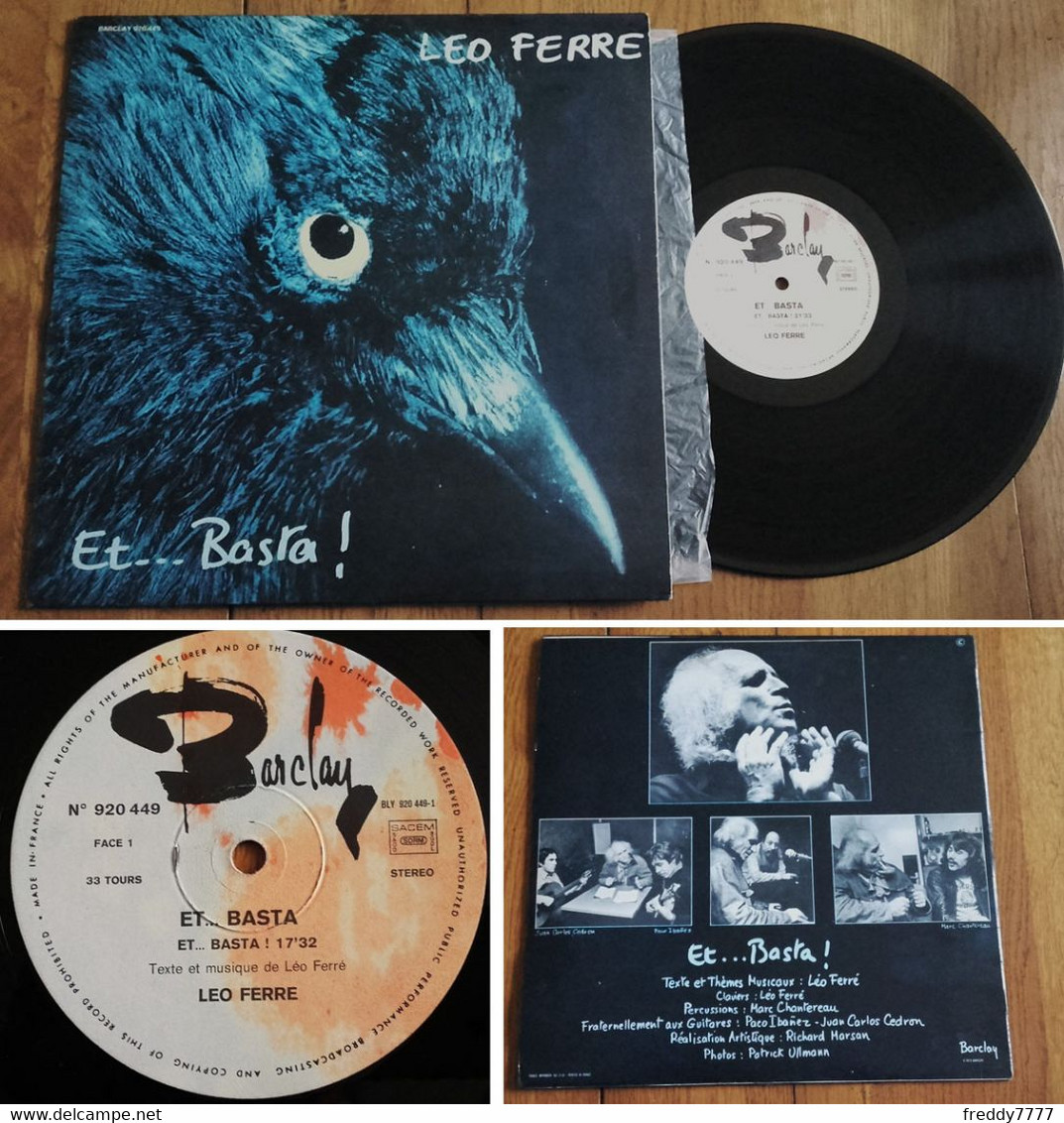 RARE French LP 33t RPM (12") LEO FERRE (1973) - Collector's Editions