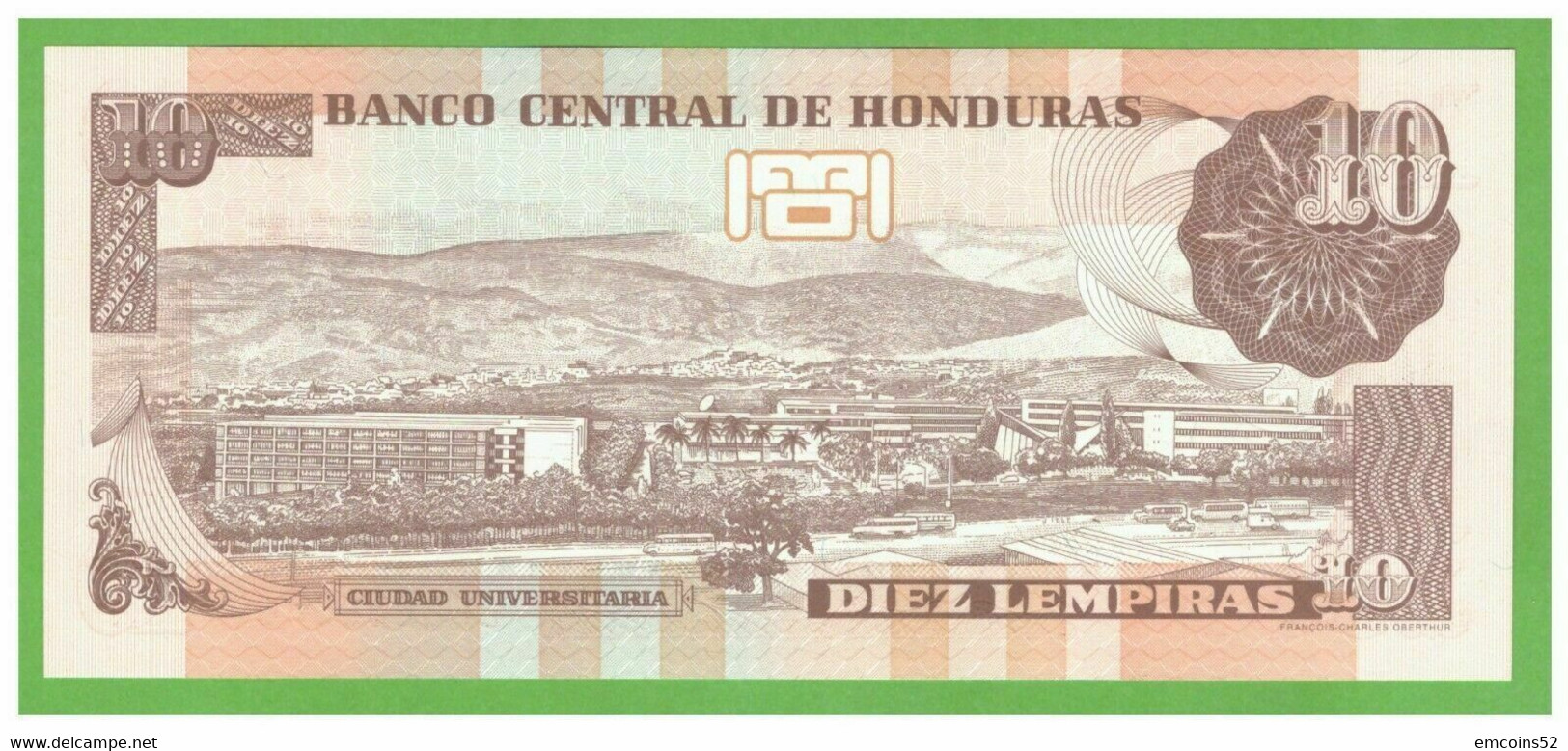 HONDURAS 10 LEMPIRAS 2006  P-86d UNC - Honduras