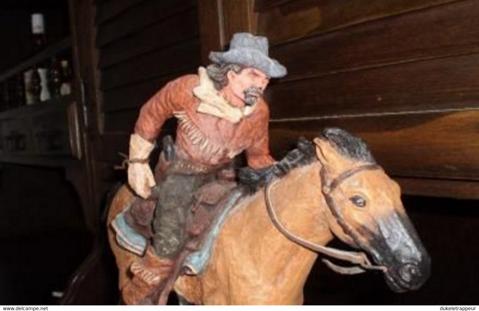 Statuette "Daniel MONFORT" Collection !!! PONY EXPRESS / WINCHESTER  !