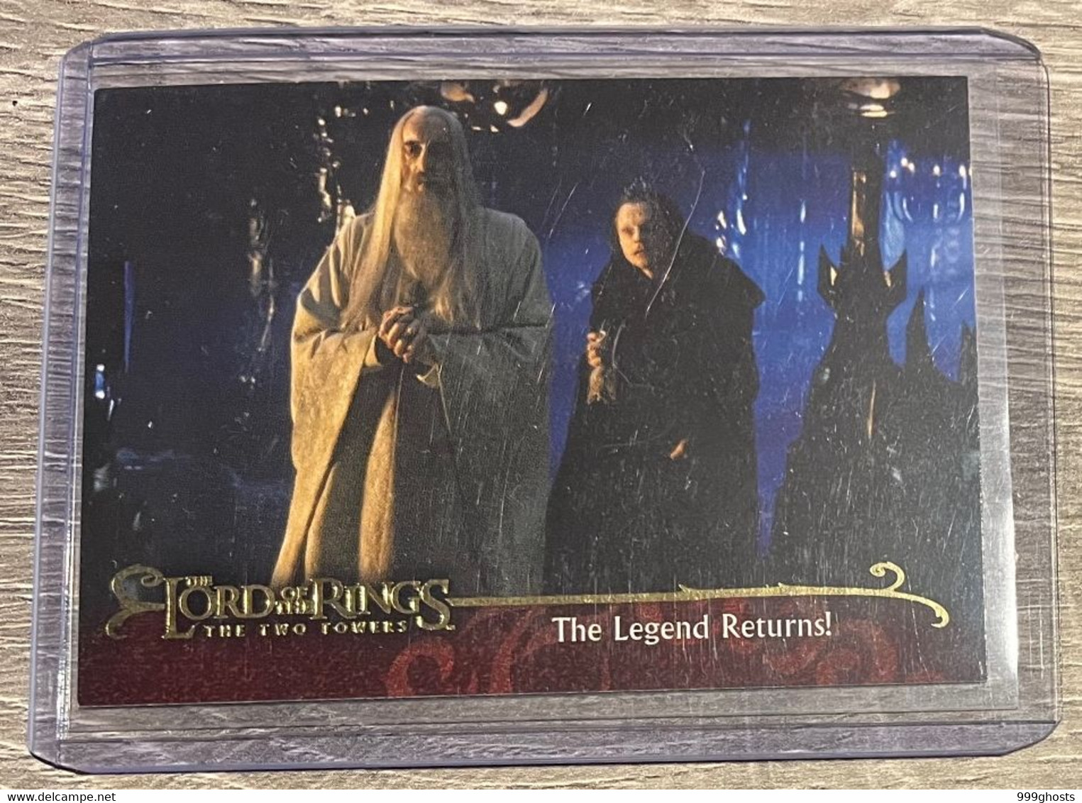 Lord Of The Rings PROMO Trading Card The Two Towers P1 - Mint Condition - TOPPS - El Señor De Los Anillos