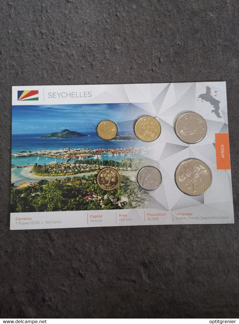 COIN SET / BLISTER MONNAIE SEYCHELLES - Seychelles