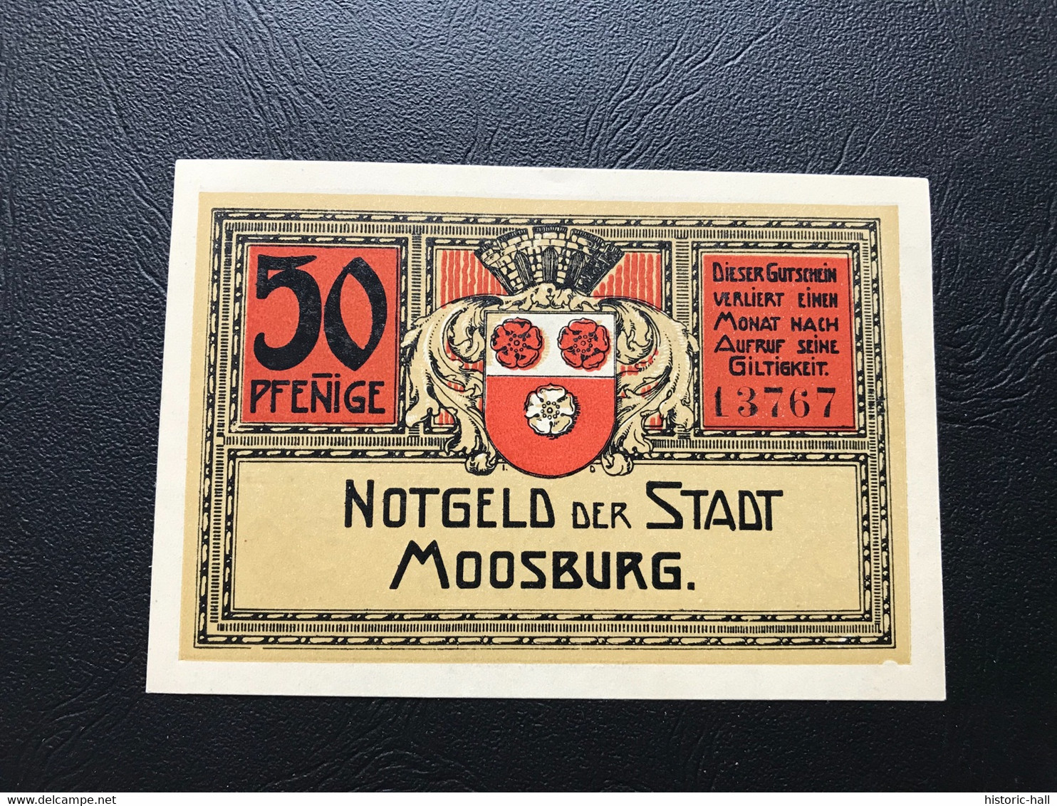 Notgeld - Billet Necéssité Allemagne - 50 Pfennige - Moosburg - 1920 - Non Classés