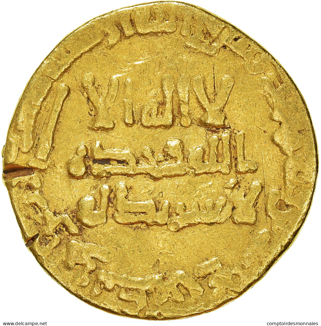 Monnaie, Abbasid Caliphate, Al-Mansur, Dinar, AH 139 (756/757 AD), TB, Or - Islamitisch