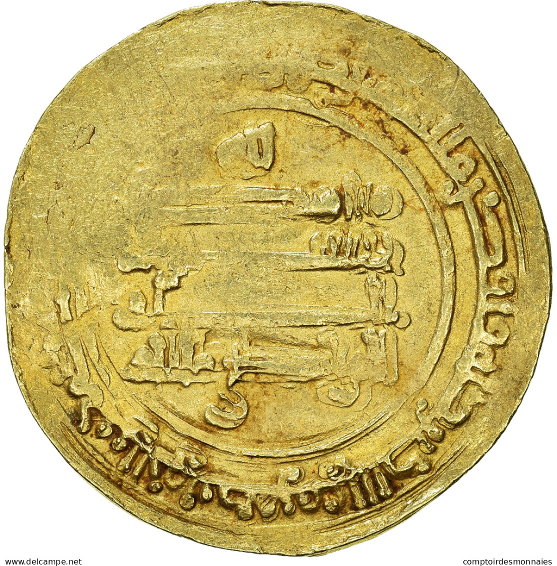 Monnaie, Abbasid Caliphate, Al-Radi, Dinar, AH 327 (938/939 AD), Al-Kufa, TB+ - Islamiques