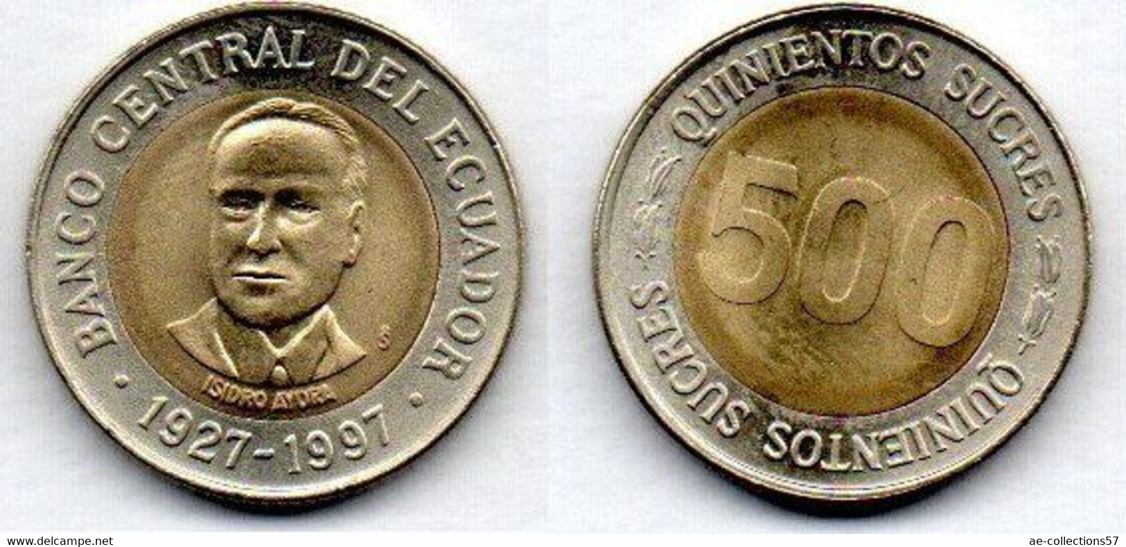 Equateur -  500 Sucres 1997 SPL - Ecuador