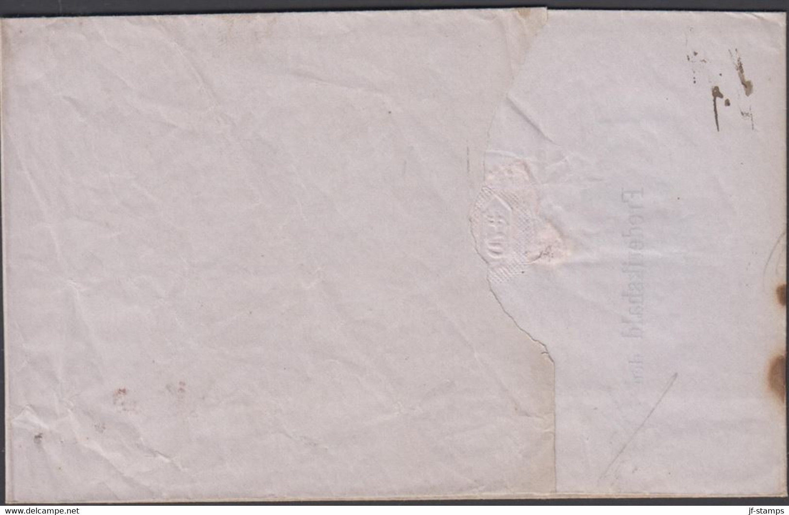 1866. NORGE. Nice Small Cover To Uddevalla, Sverige Cancelled FREDERIKSHALD 9 5 1866.  - JF427631 - ...-1855 Prephilately