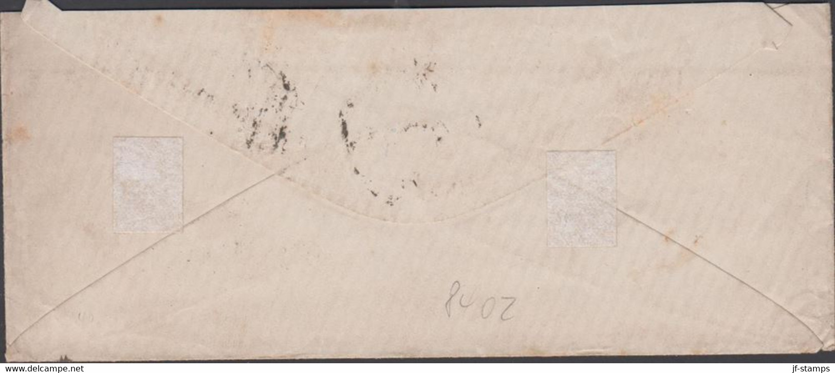 1871. NORGE. Small Nice Cover To Stavanger Cancelled CHRISTIANIA 13 12 1871 + CHRA BYP. 12 12 71. Interest... - JF427642 - ...-1855 Vorphilatelie