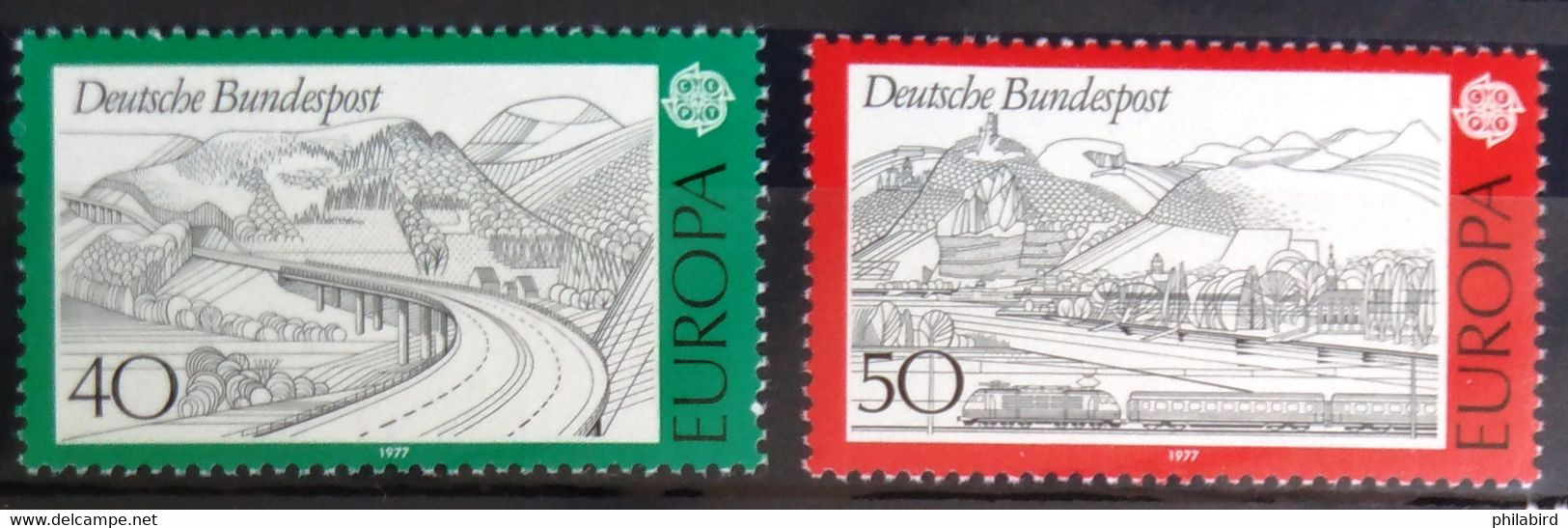 EUROPA 1977 - ALLEMAGNE                    N° 781/782                        NEUF* - 1977