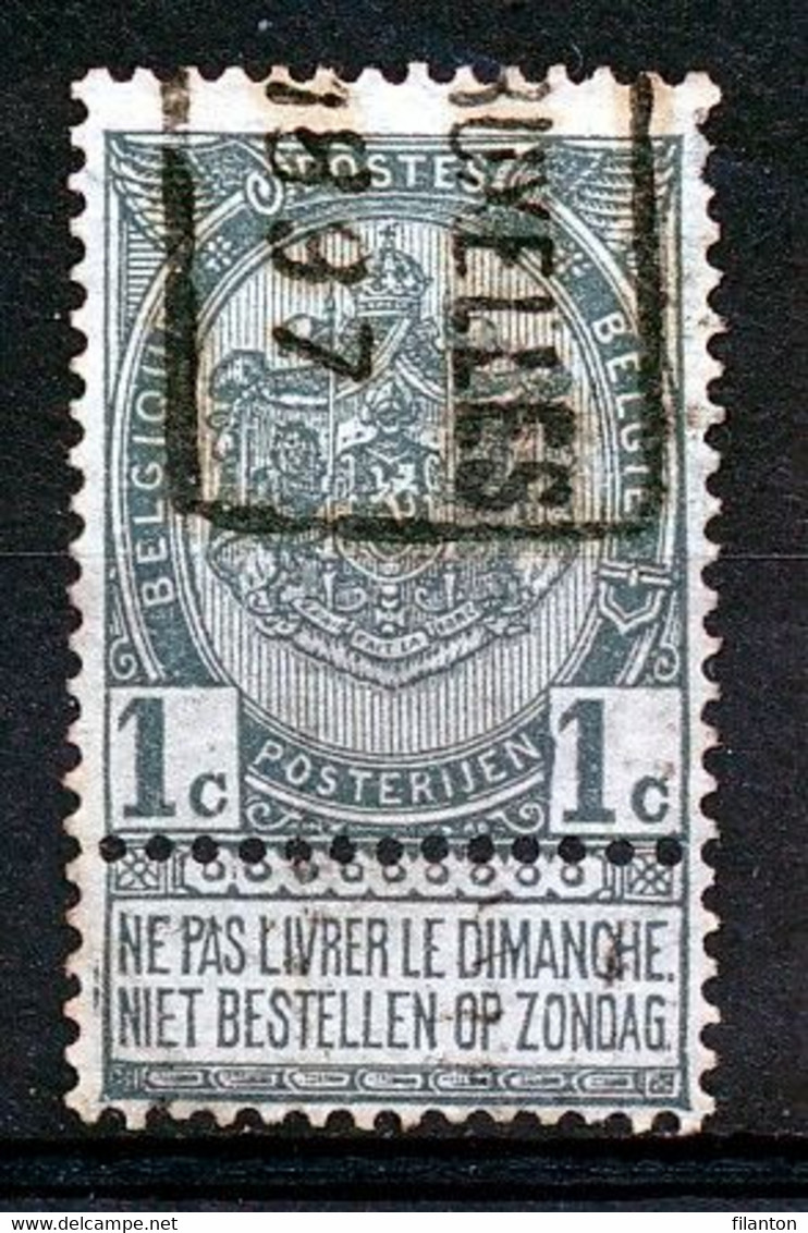 BELGIE - Preo Nr 92B - "BRUXELLES 1897" - (ref. 3713) - ROLLER PRECANCELS - Handrol Préos à Roulette - Roller Precancels 1894-99