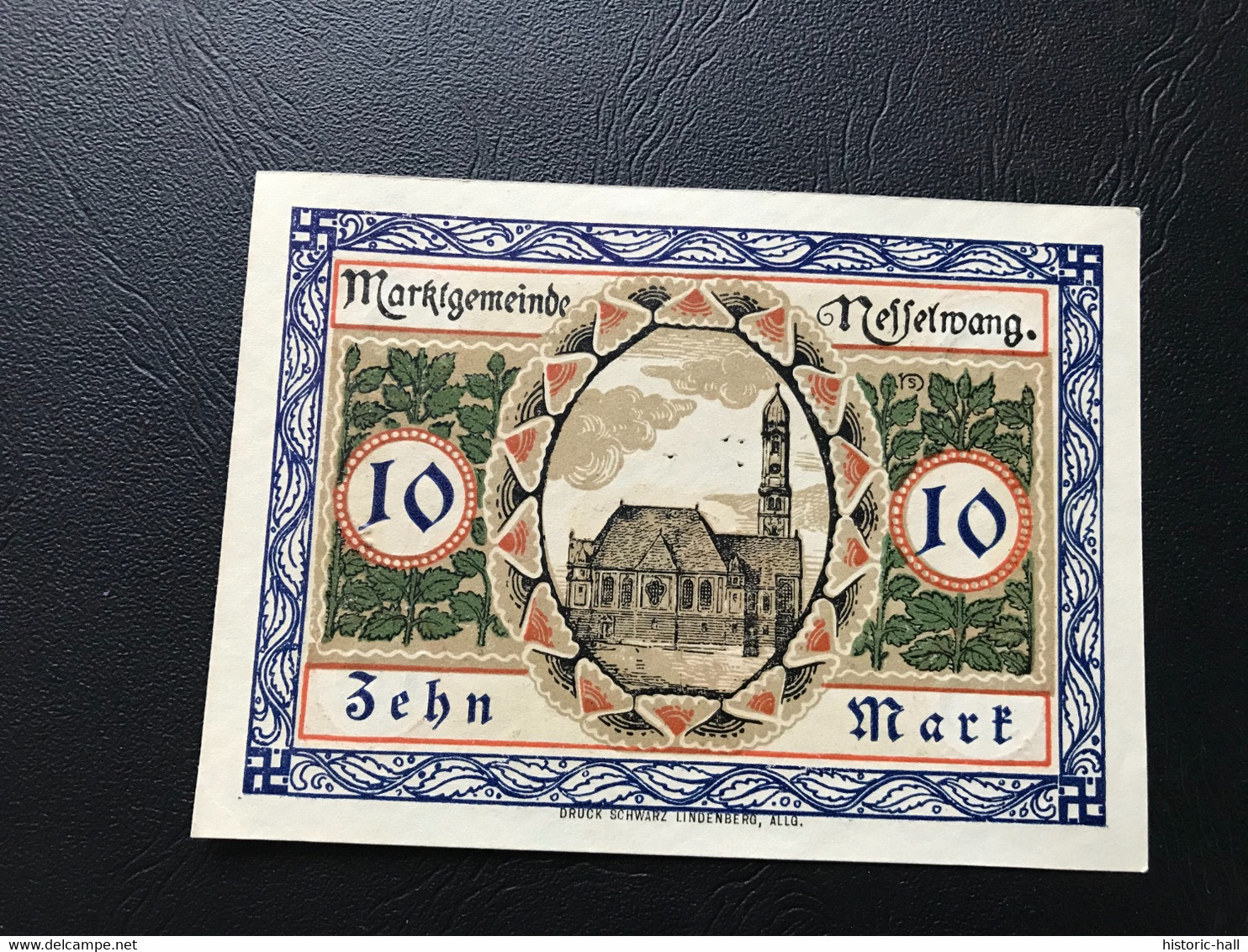 Notgeld - Billet Necéssité Allemagne - 10 Mark  - Nesselwang   - Novembre 1918 - Non Classés