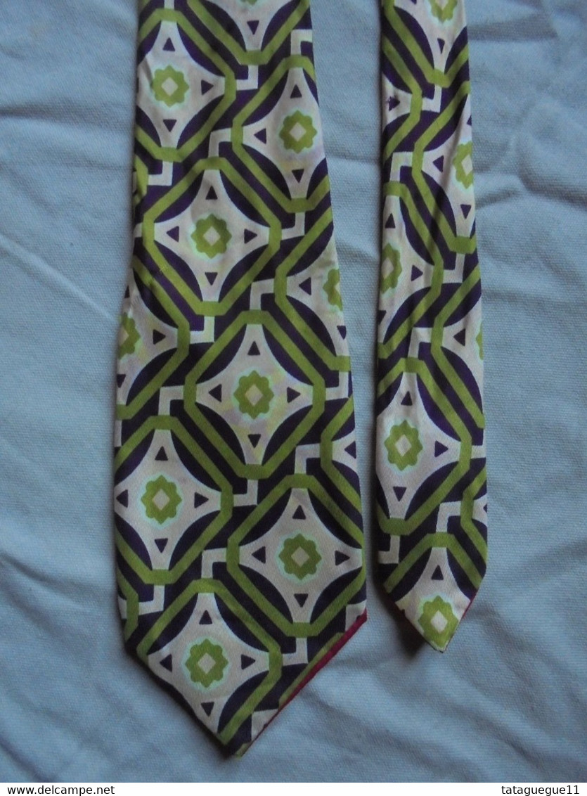 Vintage - Cravate Homme Années 60/70 - Foulards