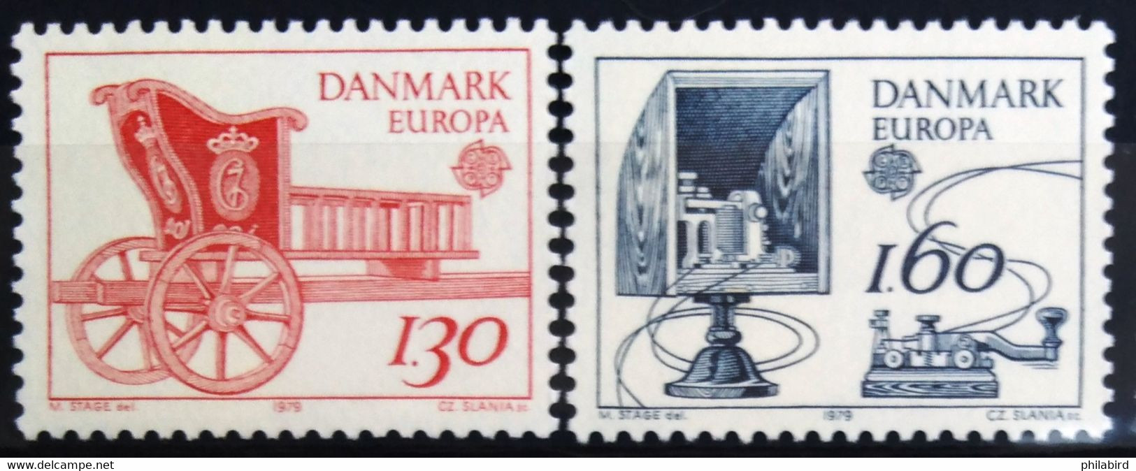 EUROPA 1979 - DANEMARK                   N° 687/688                      NEUF** - 1979