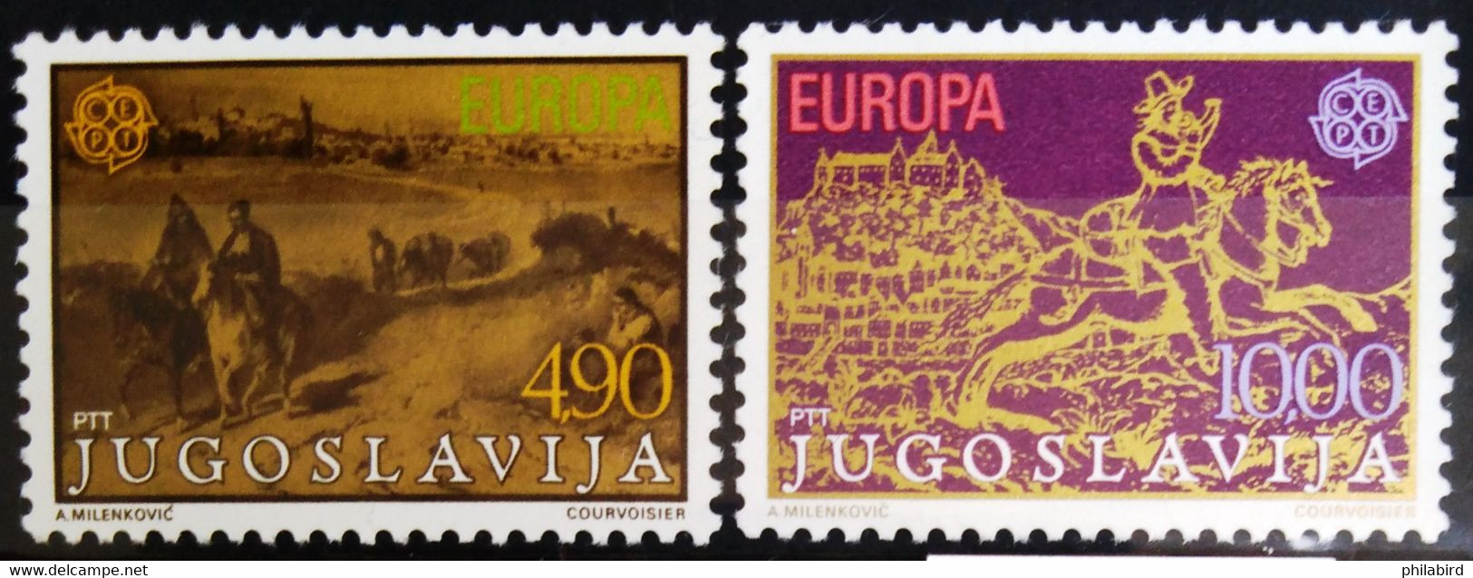 EUROPA 1979 - YOUGOSLAVIE                N° 1663/1664                    NEUF** - 1979