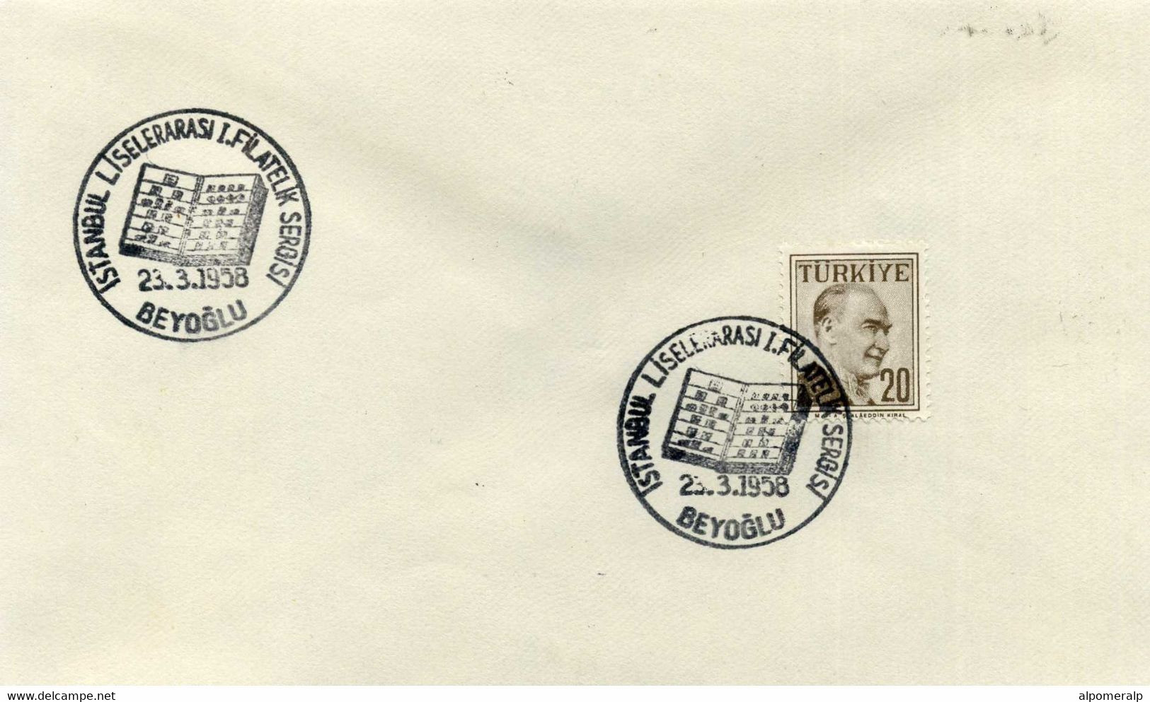 Turkey 1958 Kirkpinar Wrestling, Edirne, Jun. 8. | Special Postmark - Lettres & Documents